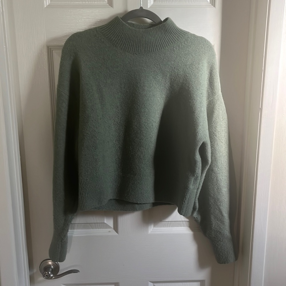 & Other Stories light green high neck sweater